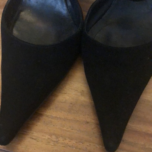 Sergio Rossi black suede leather stiletto. Sexy zipper closure. Made in Italy - Picture 6 of 10